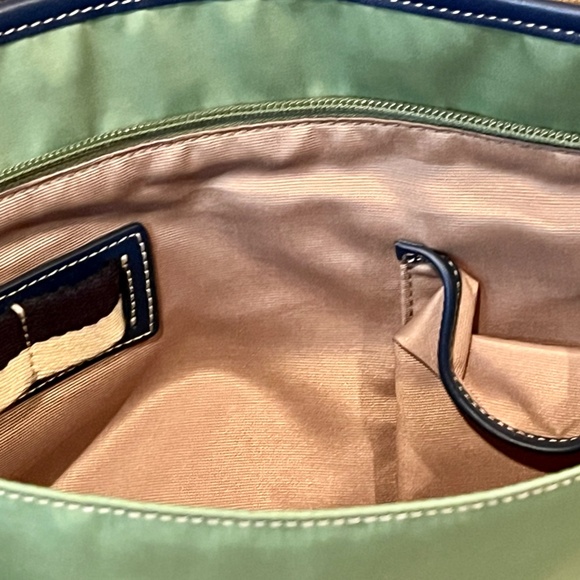 Coach Green Navy Blue Nylon Transatlantic Messenger Crossbody Bag Unisex - Picture 12 of 15